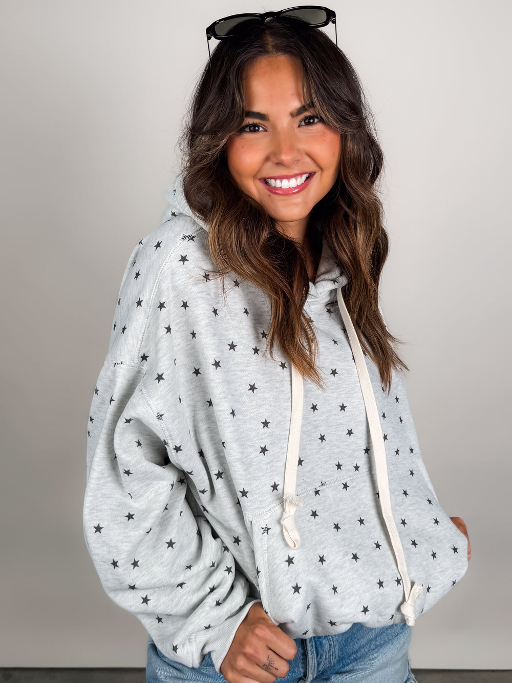 Done Deal Bubble Hem Hoodie