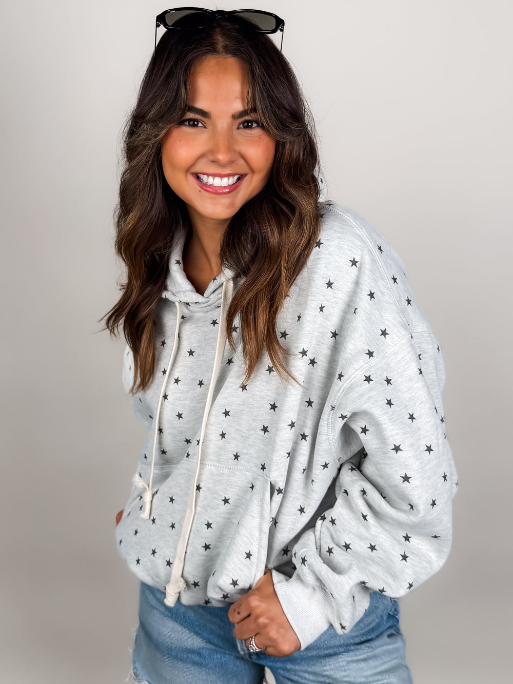 Done Deal Bubble Hem Hoodie