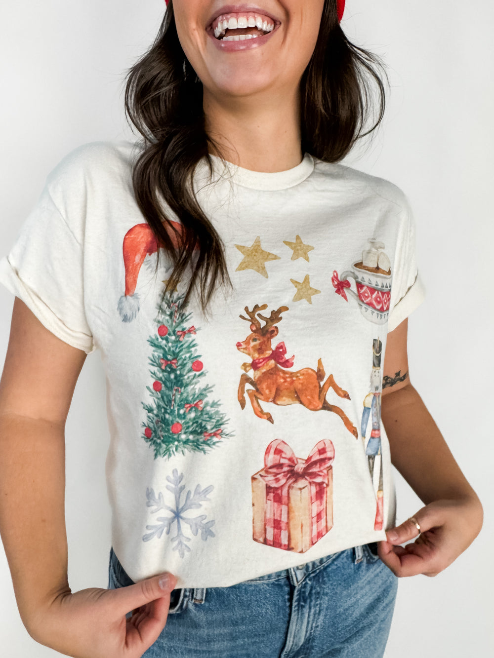 Christmas Collage Graphic Tee