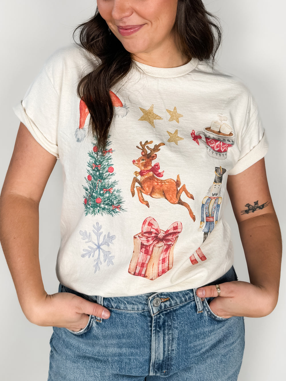 Christmas Collage Graphic Tee