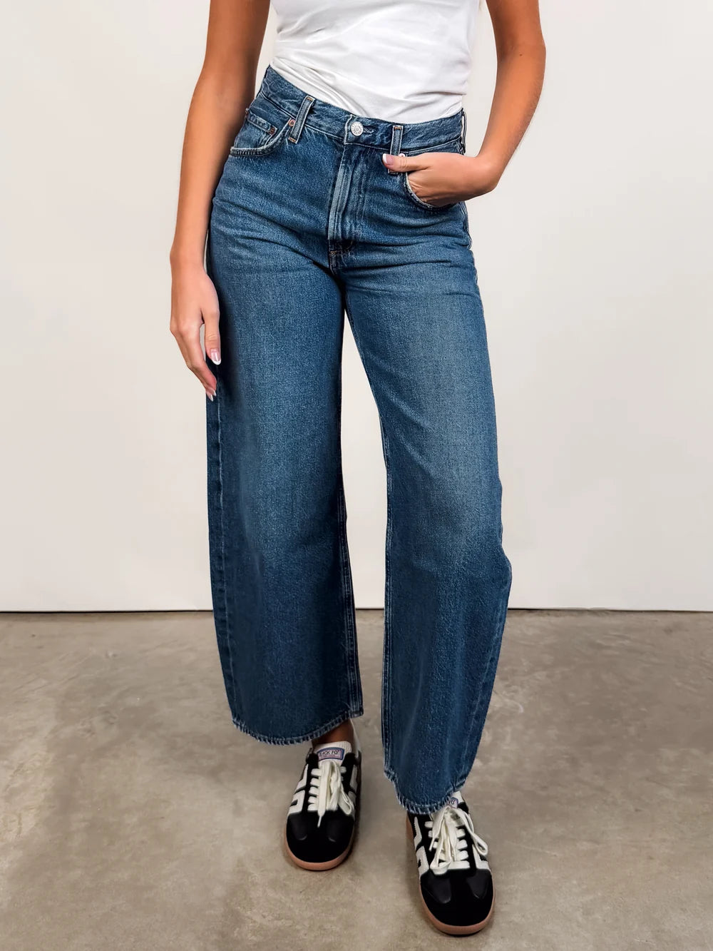 Shop Barrel Leg Denim