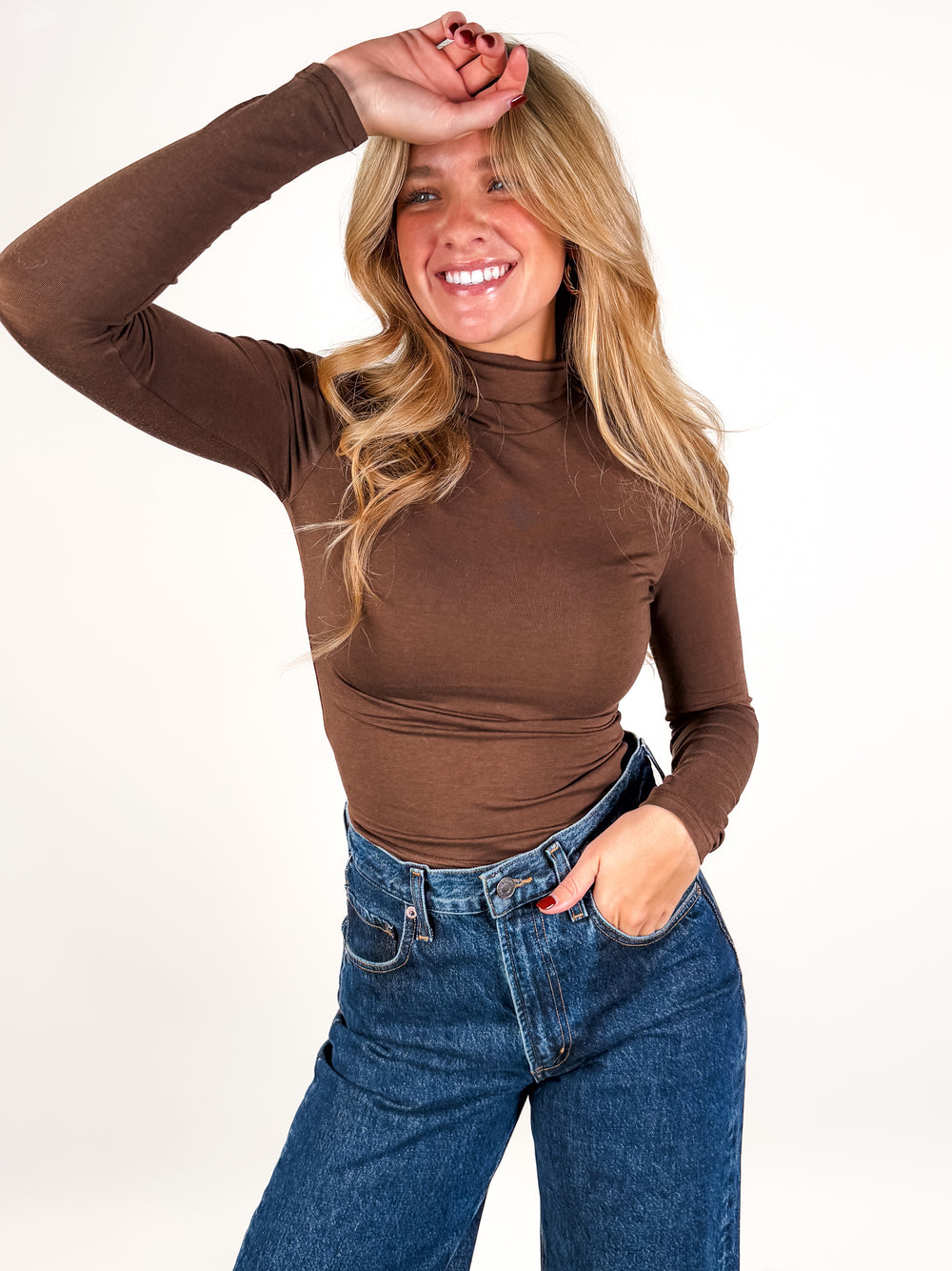 Coralie L/S Turtleneck Knit Top