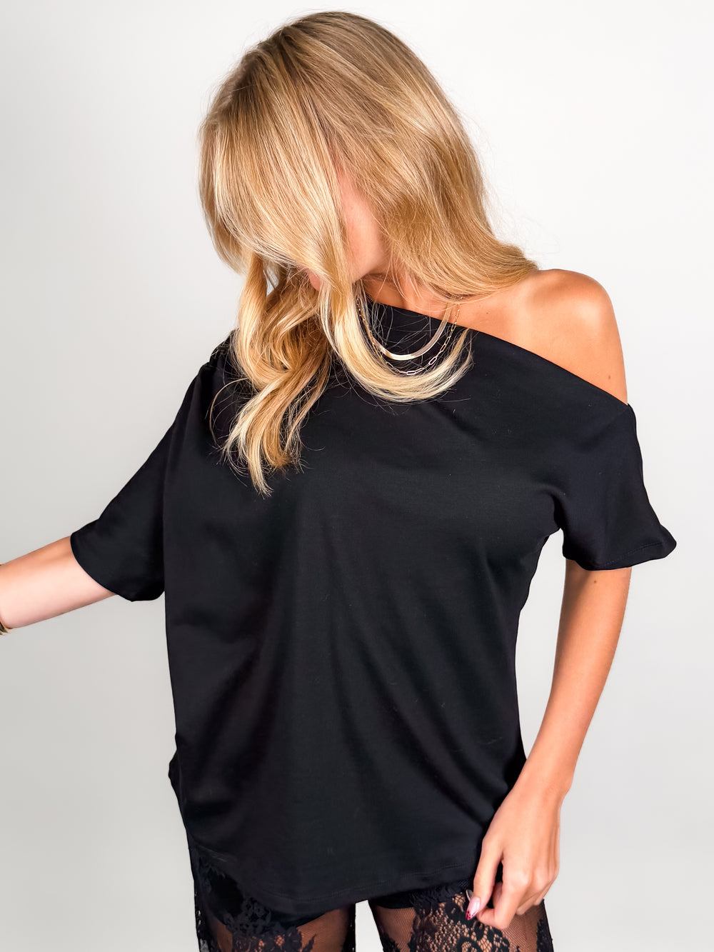 No Obligation One Shoulder Top