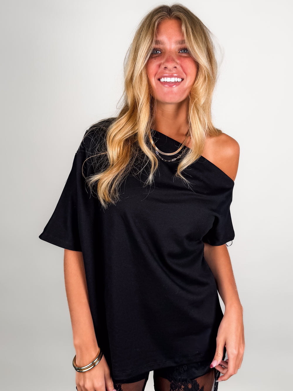 No Obligation One Shoulder Top