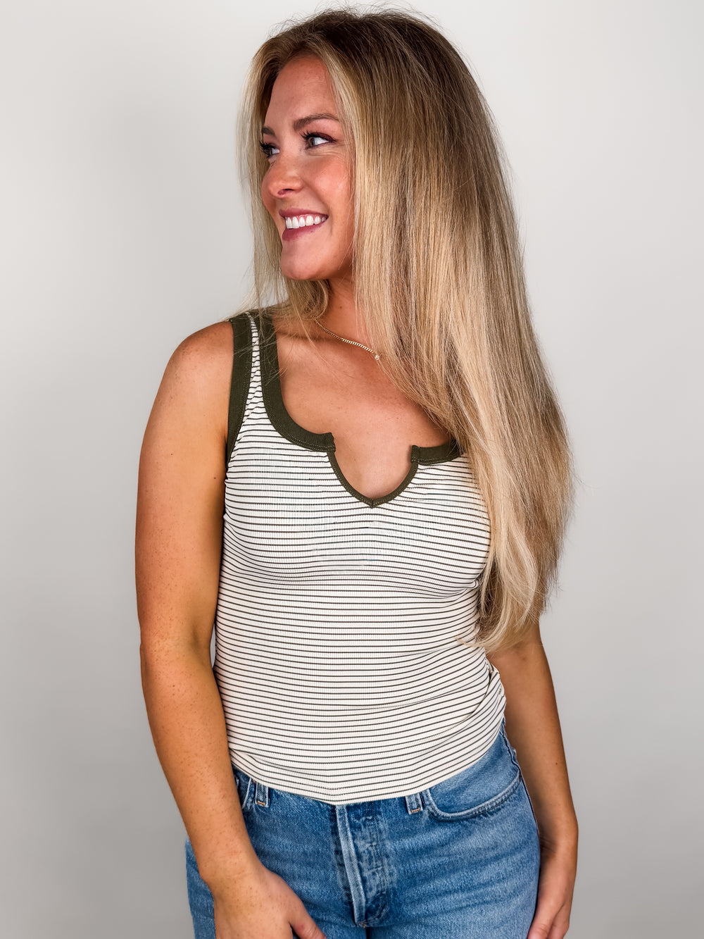 Taxi Lights Stripe Tank