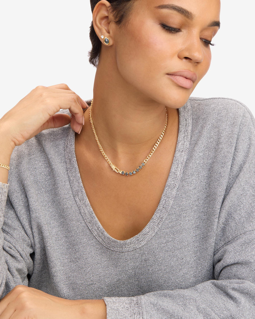 Julian Loves Labradorite Necklace 5mm