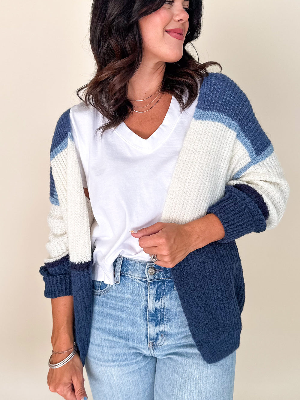 Jones Stripe Cardigan