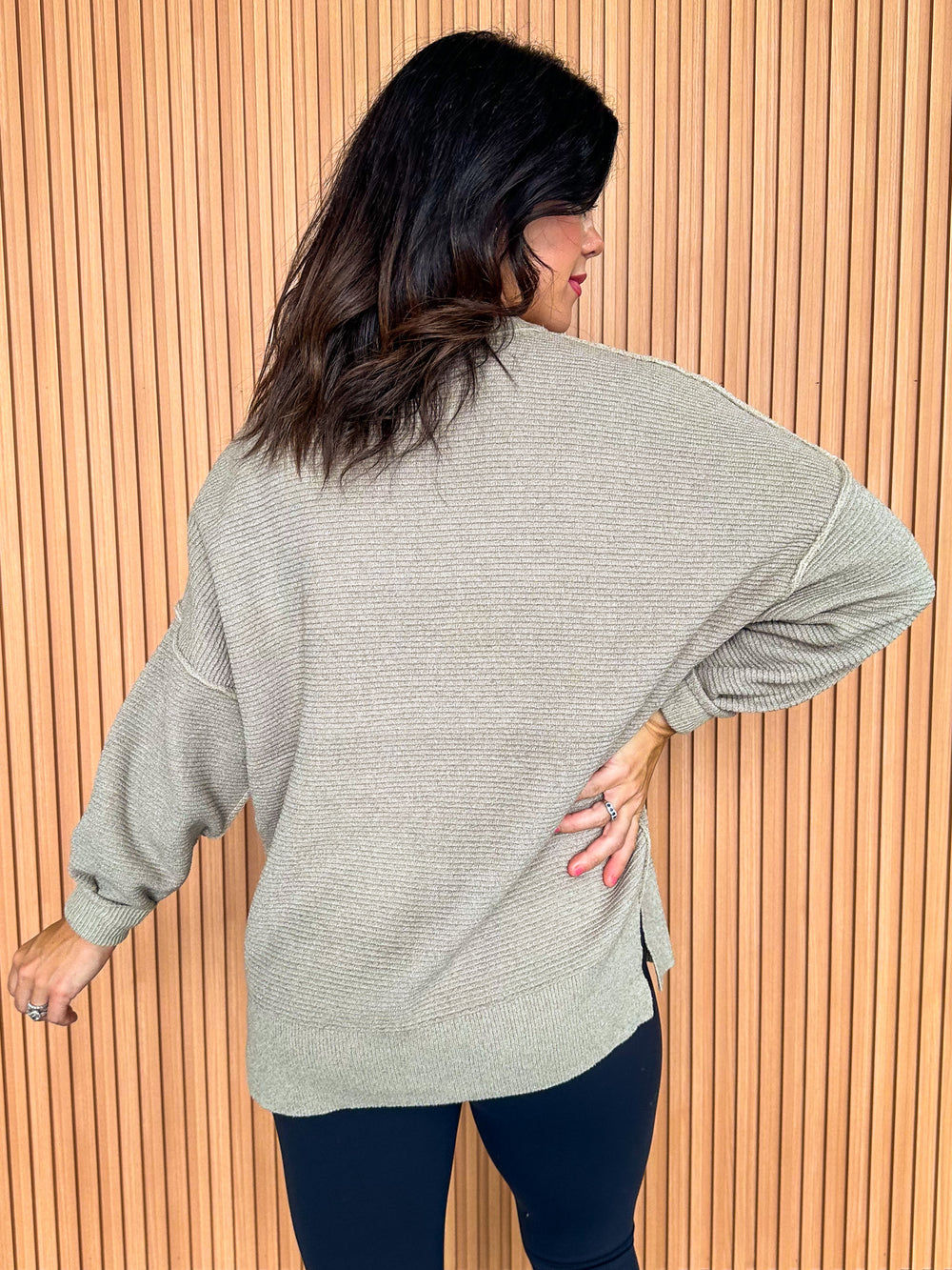 Ingebord Long Sleeve Crew Neck Tunic