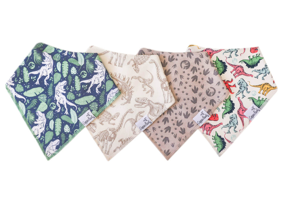 Jurassic Park Bandana Bibs (4-Pack)