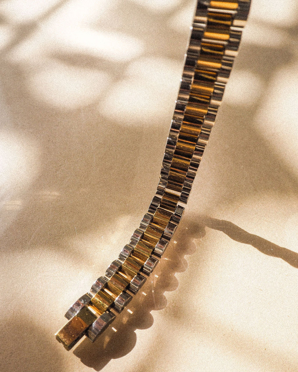 Two-Toned Timepiece Bracelet