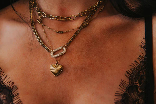 Sandy Heart Necklace
