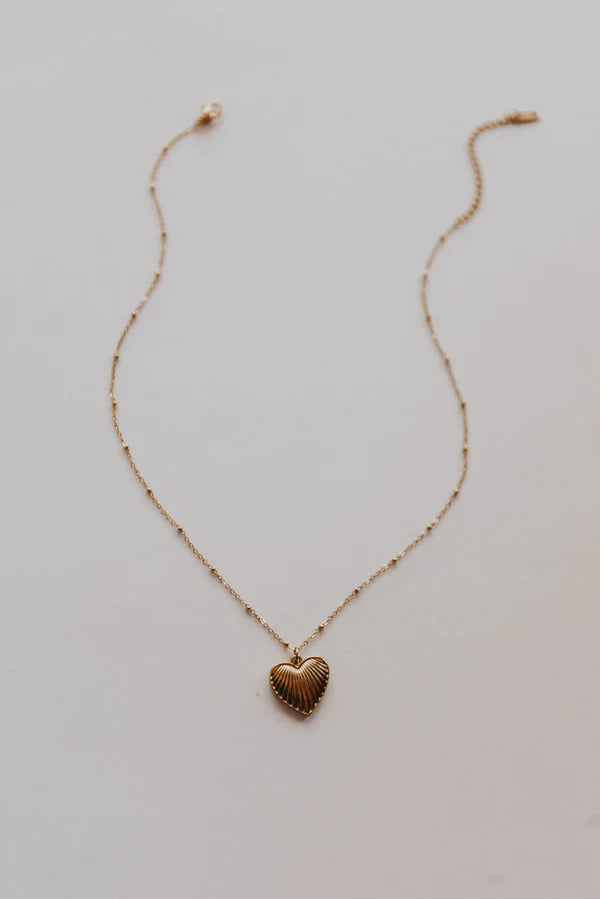 Sandy Heart Necklace