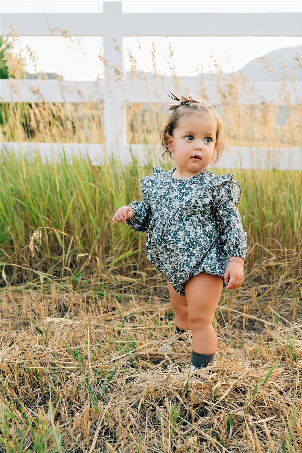 Liberty Floral Bubble Romper