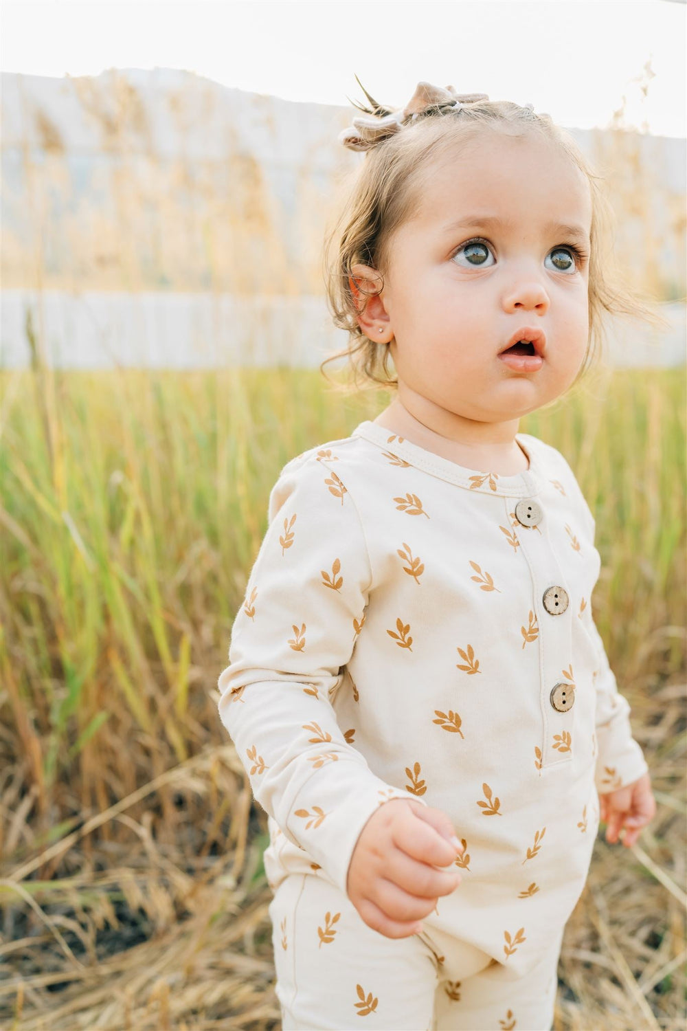 Vines Button Romper