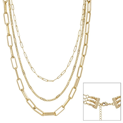 015 Multi Functional Triple Layered Necklace