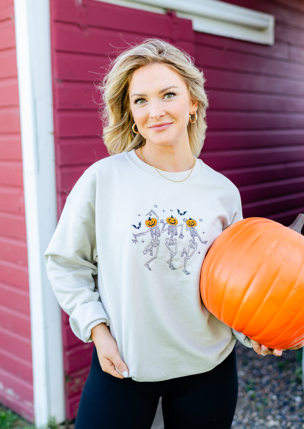 Halloween Head Dancing Skeletons Sweatshirt