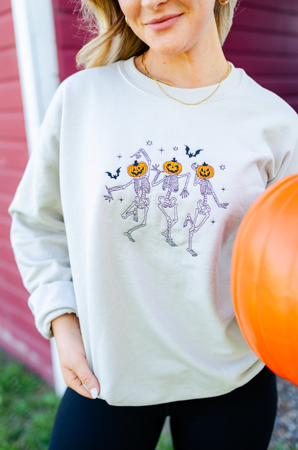 Halloween Head Dancing Skeletons Sweatshirt