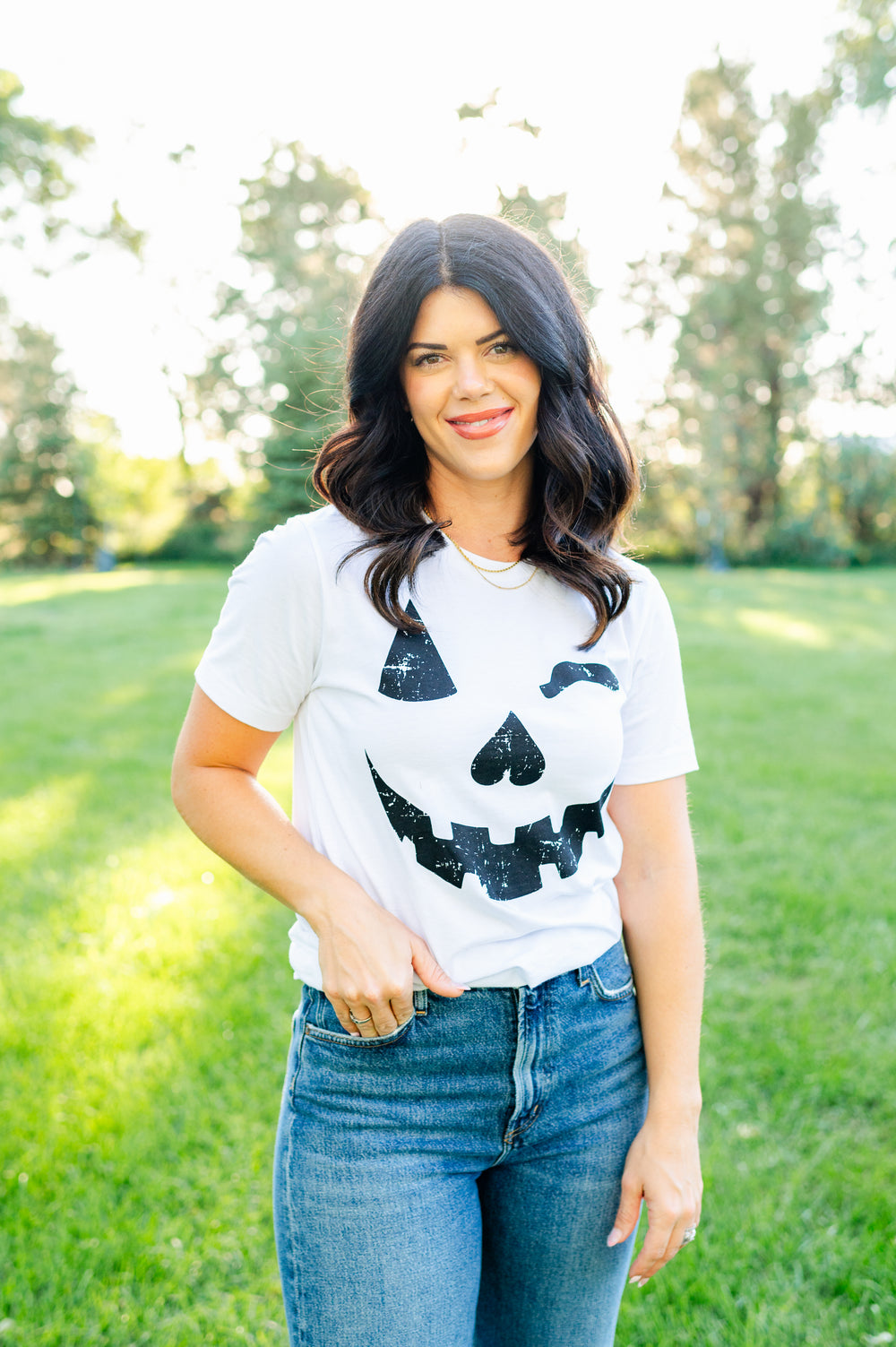 Pumpkin Wink Graphic Tee