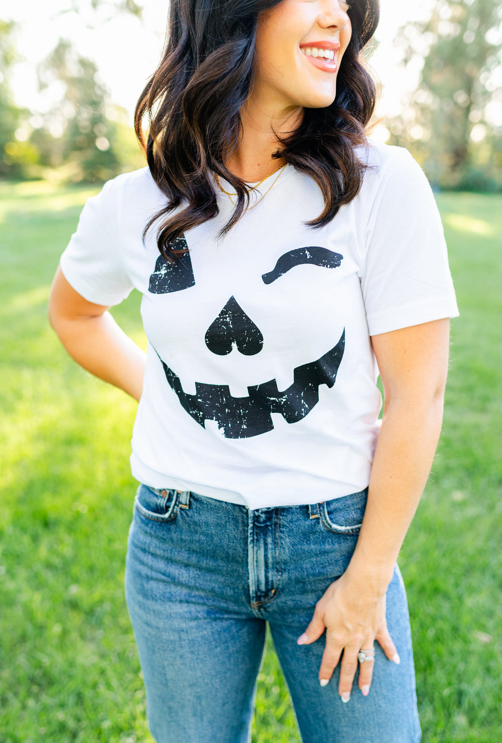 Pumpkin Wink Graphic Tee