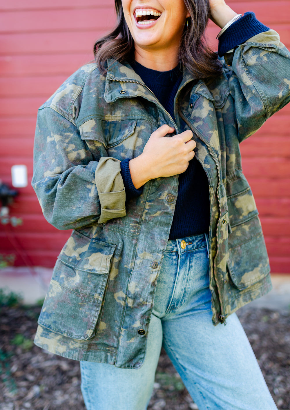 Arya Utility Camo Jacket