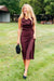 Fall wedding guest dress