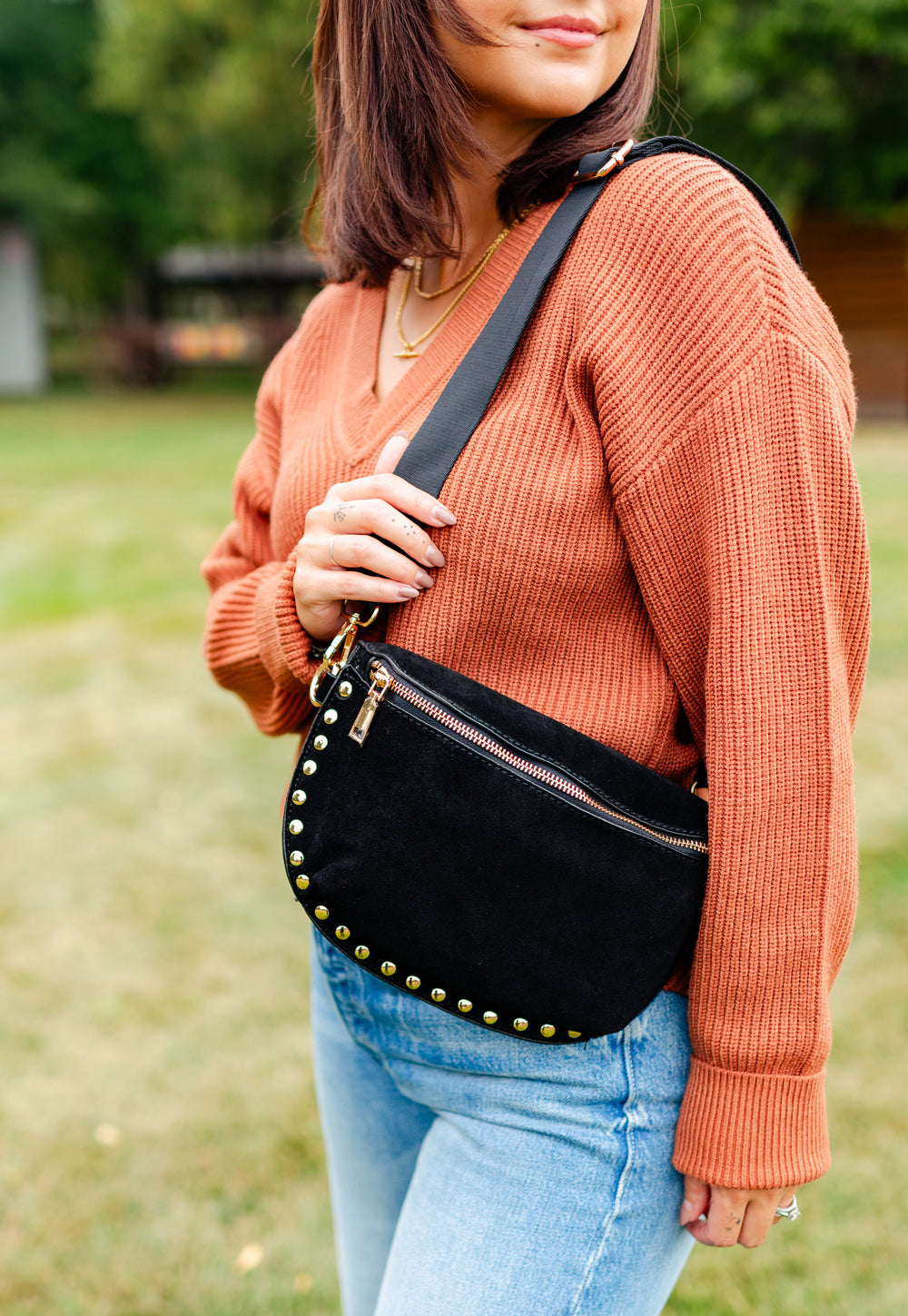 Gizelle Suede Belt Bag