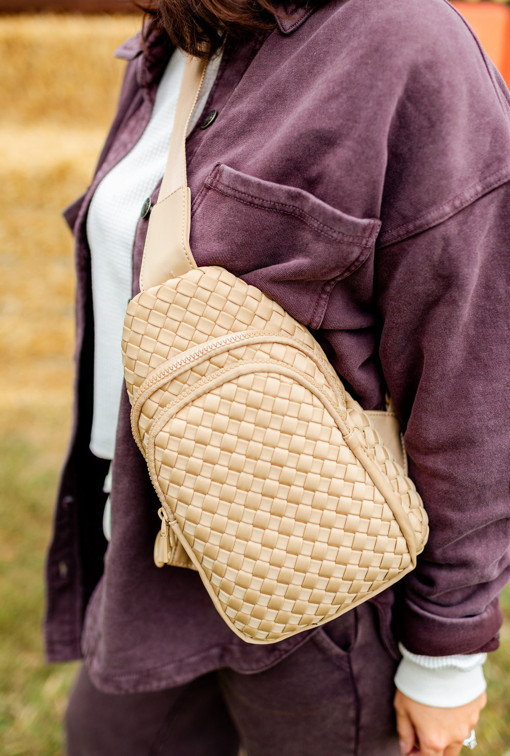 Beyond The Horizon Woven Neoprene Sling Backpack