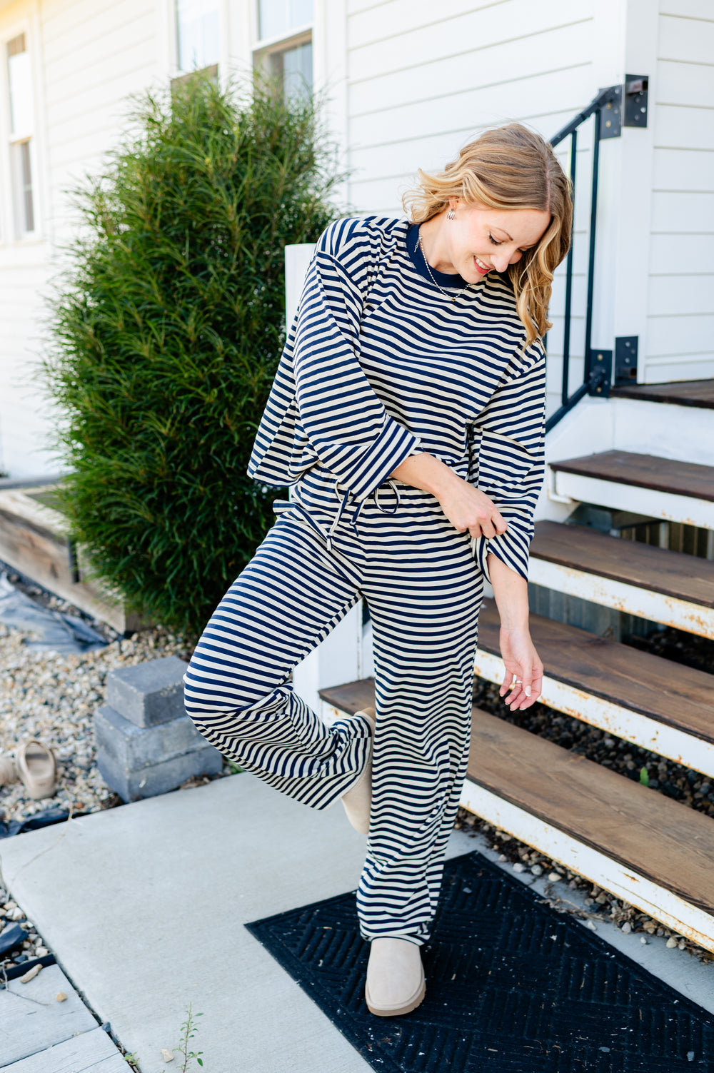 Don't Let It Fade Away Striped Top