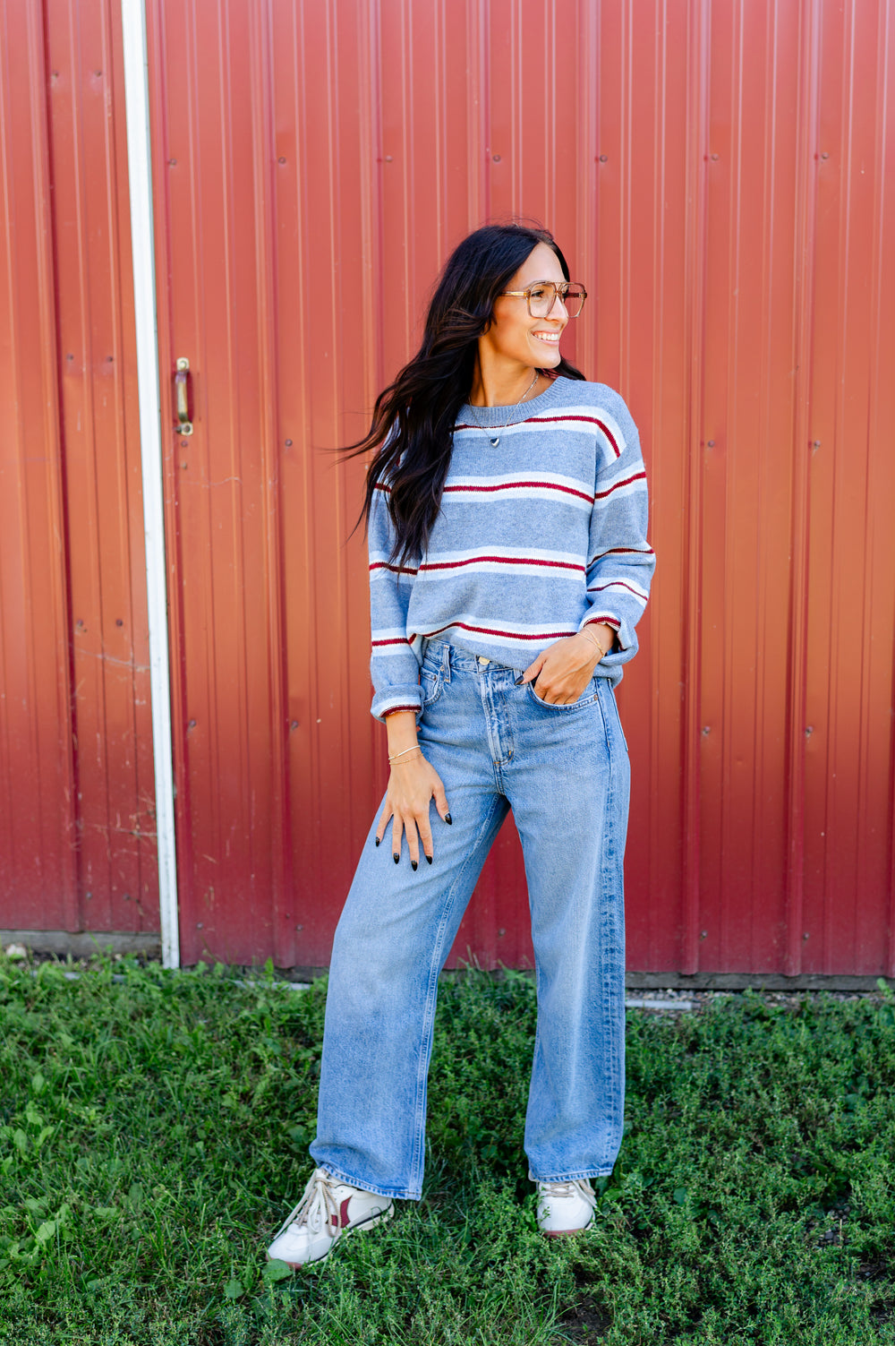 Hudson Stripe Sweater
