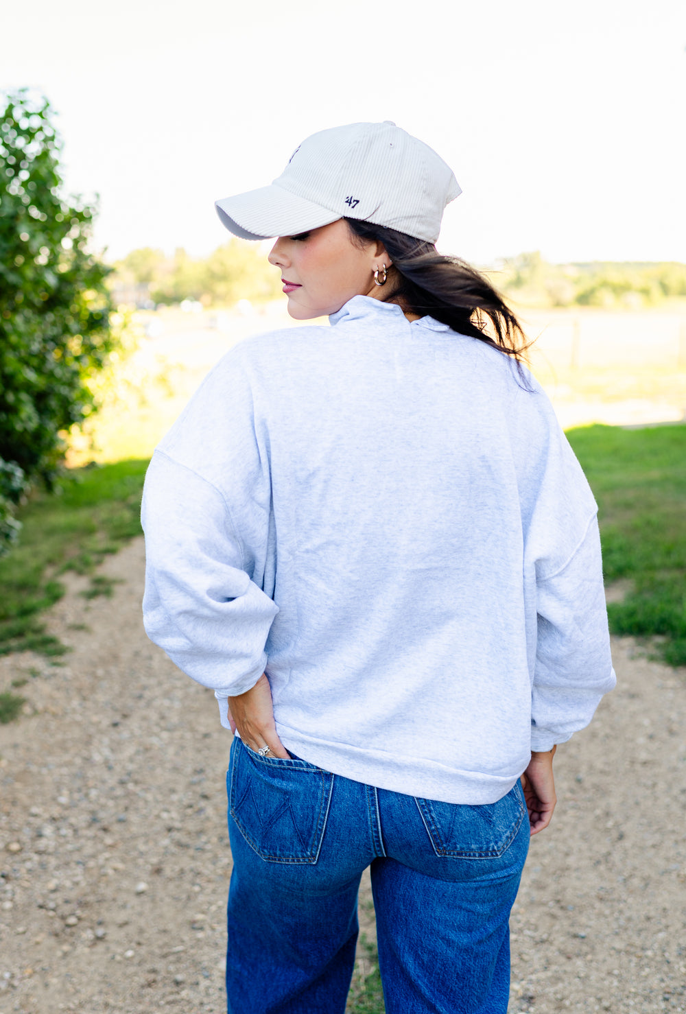 Navy Sports Mockneck