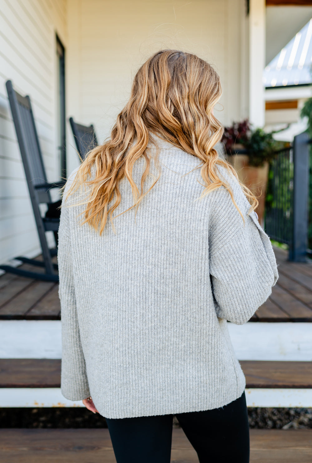 Athena Button Detail Sweater