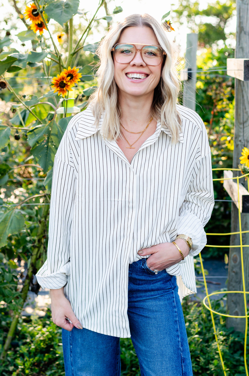 Cut From The Same Cloth Striped Shirt