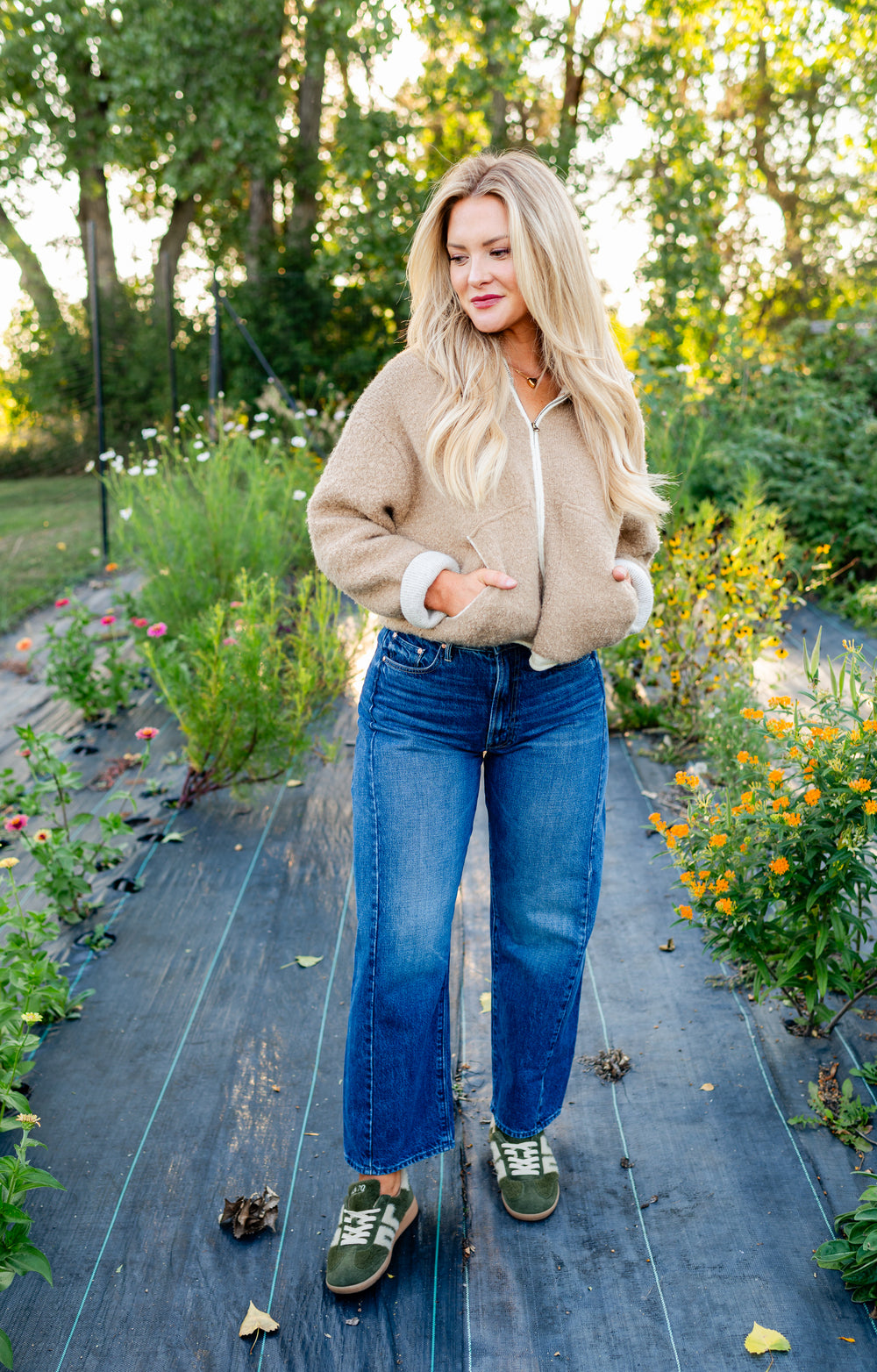 The Mess I Made Zip Through Sweater