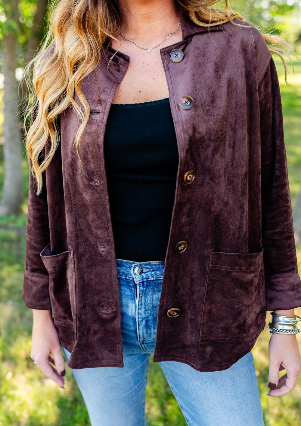 Decker Suede Chore Coat
