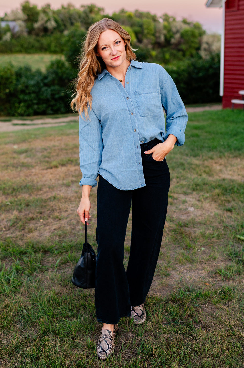 The Perfect Twill Button Up