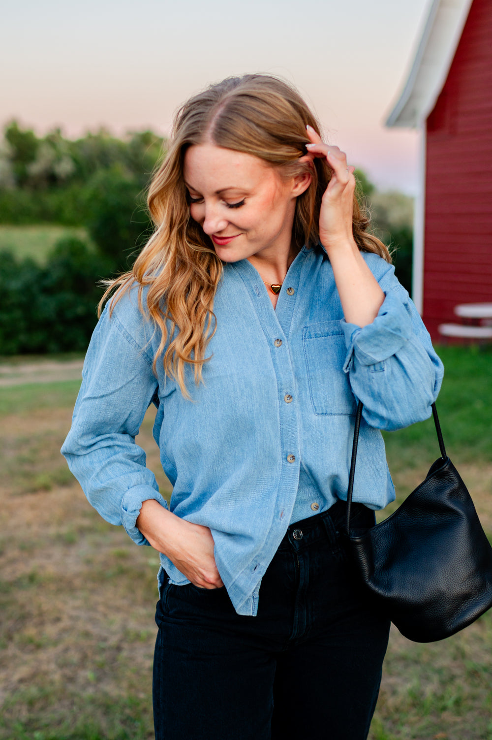 The Perfect Twill Button Up