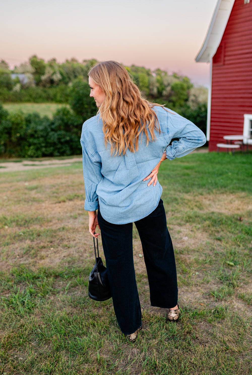 The Perfect Twill Button Up