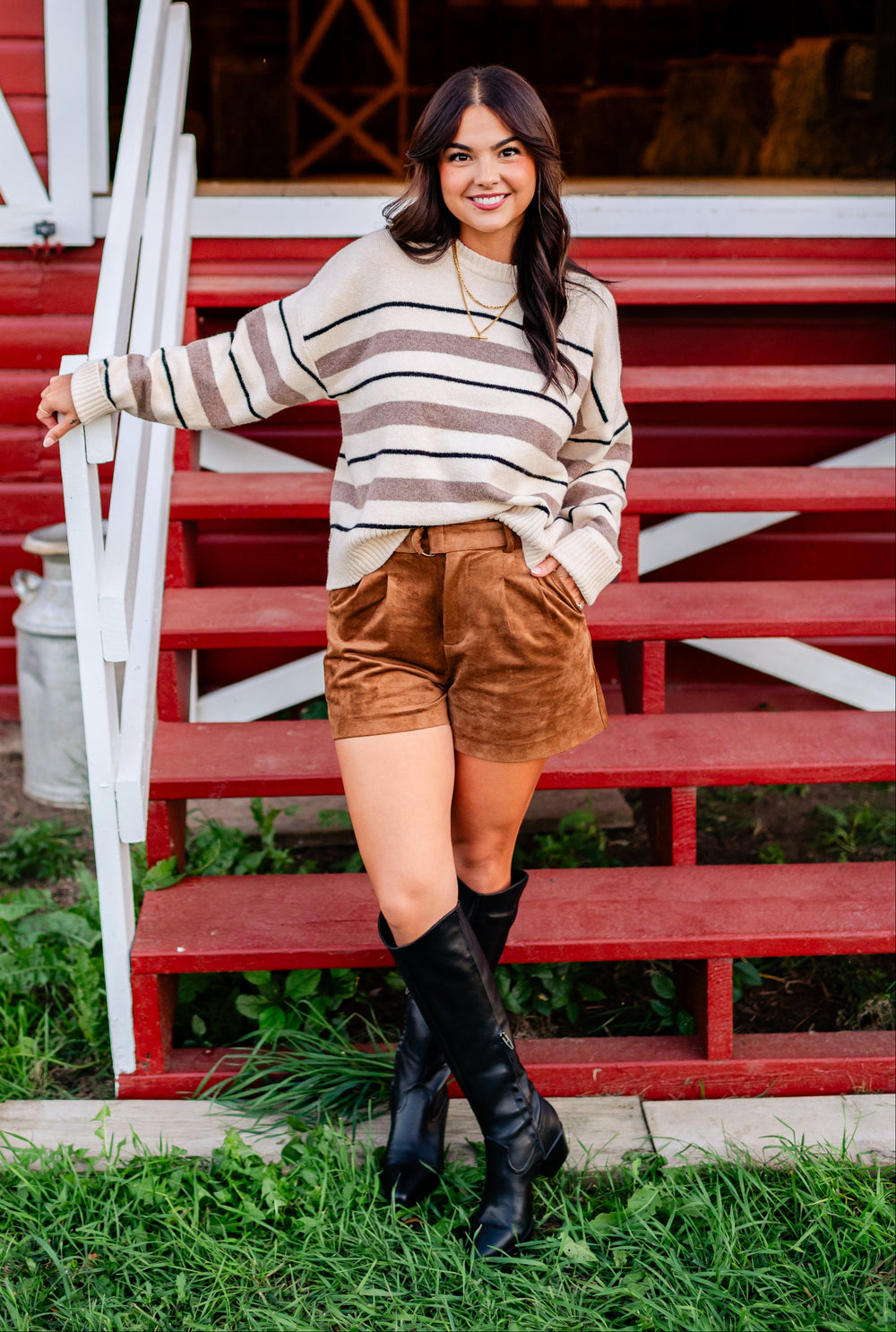 Cirrus Stripe Sweater