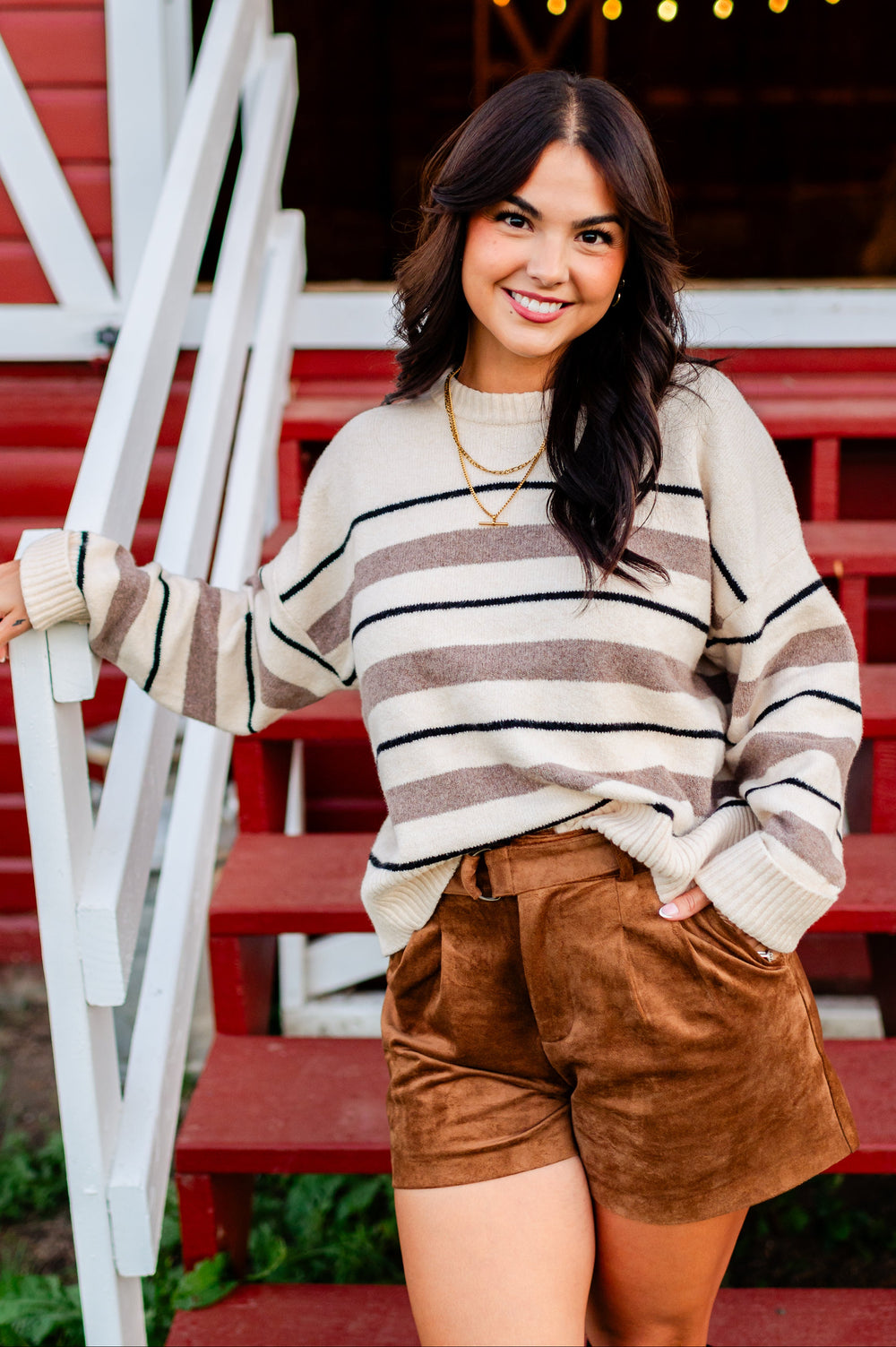 Cirrus Stripe Sweater