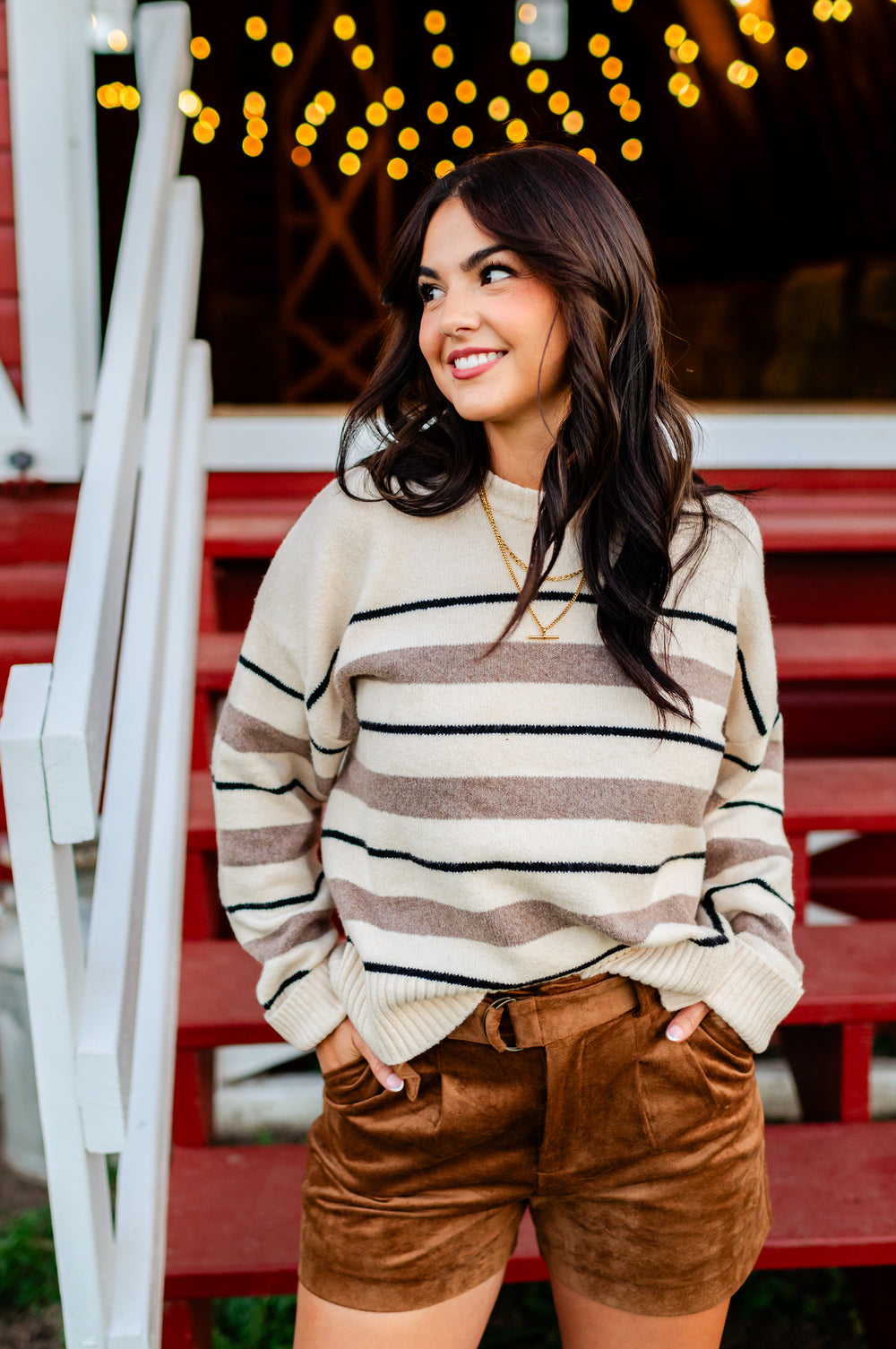 Cirrus Stripe Sweater