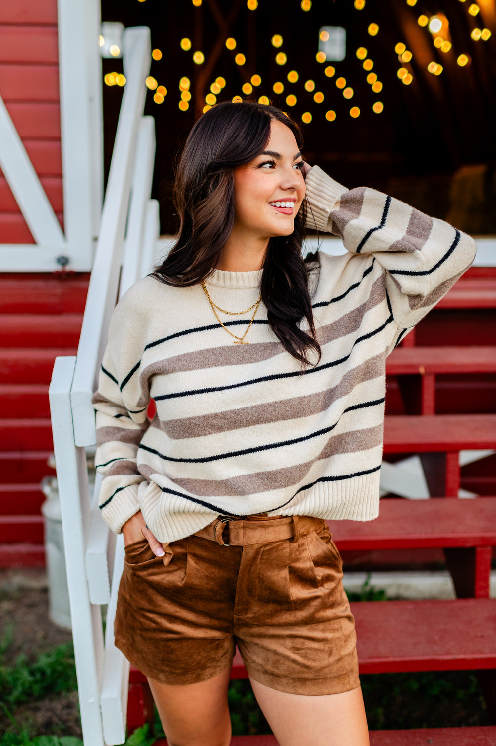 Cirrus Stripe Sweater