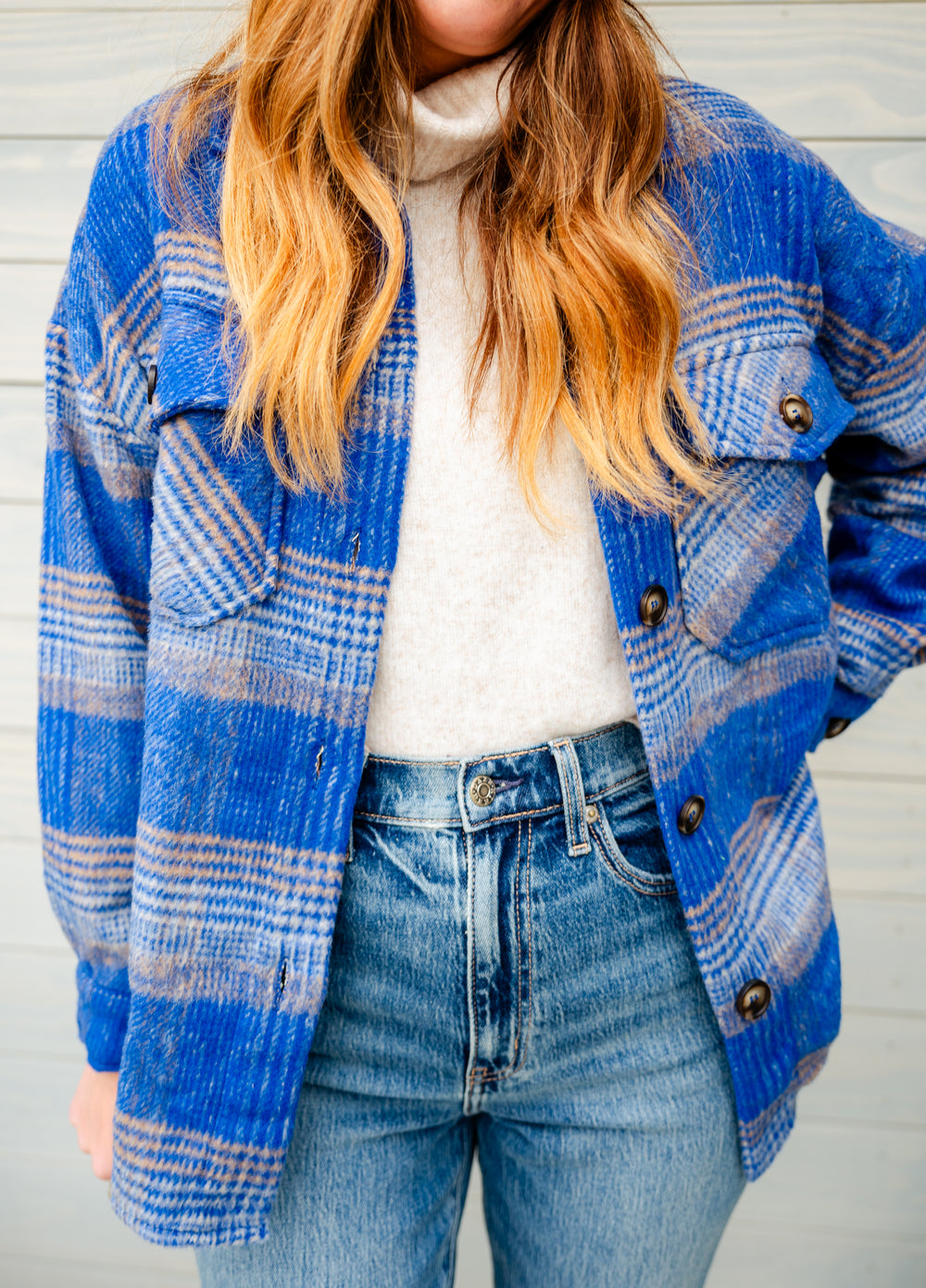 Falls Vibes Plaid Shacket