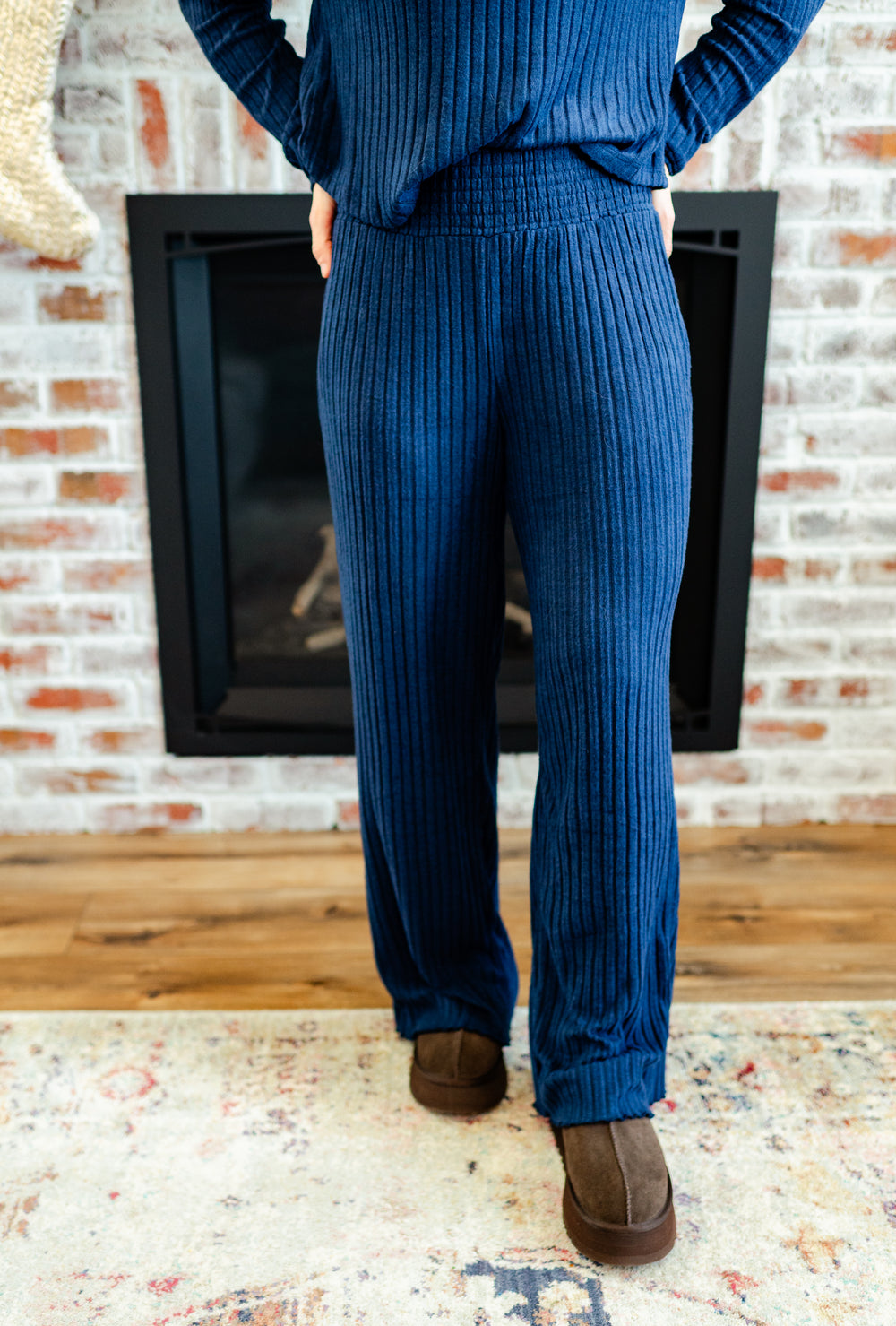Dawn Smocked Rib Pants