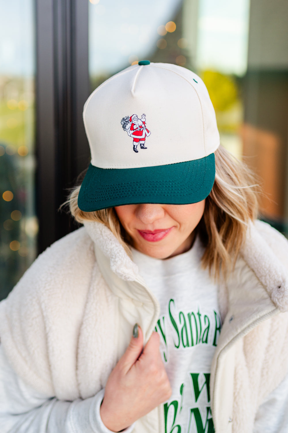 Here Comes Santa Trucker Hat