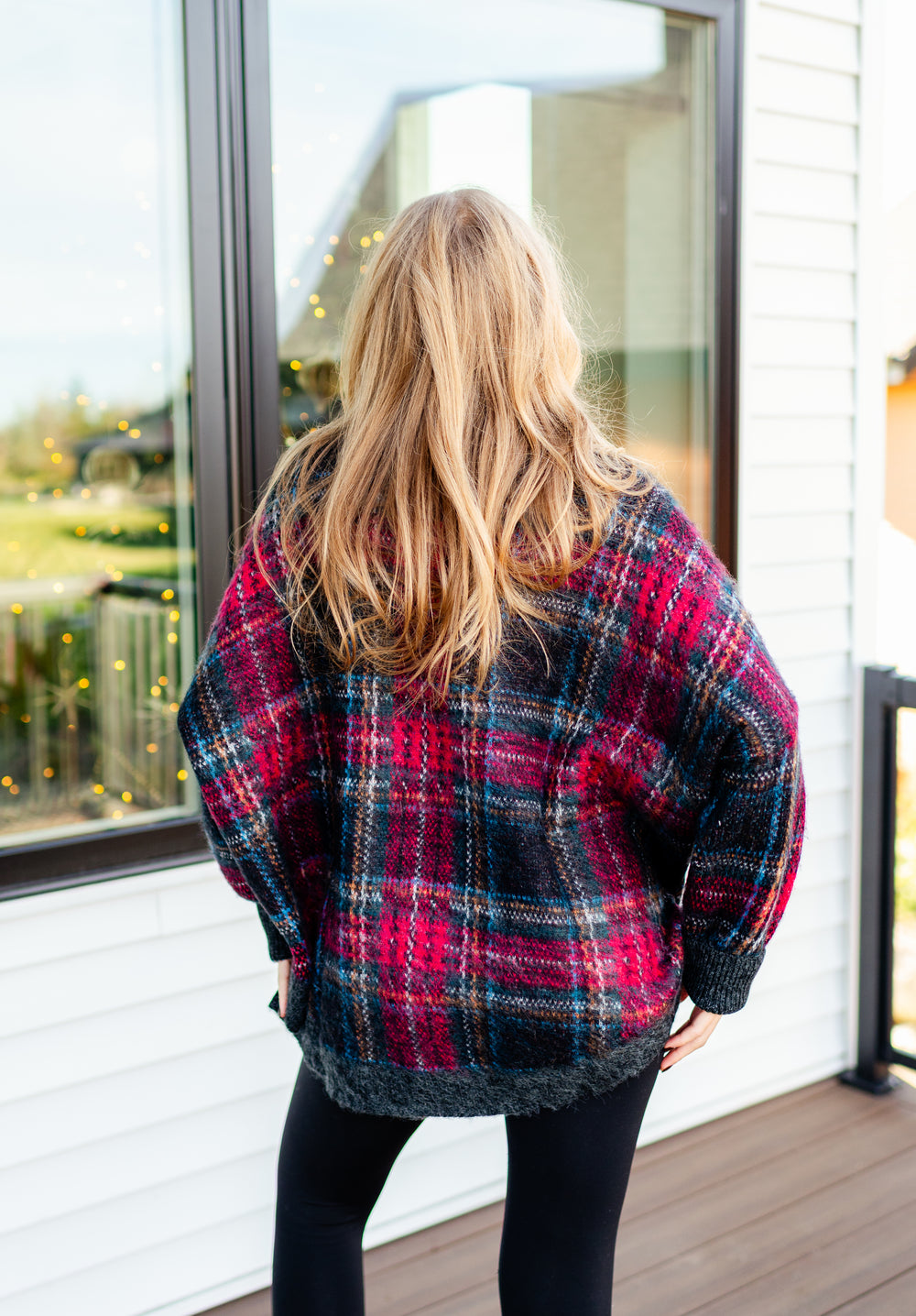 Carla Plaid Sweater