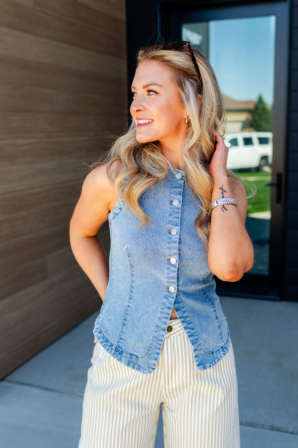 Kick It Into Gear Sleeveless Top