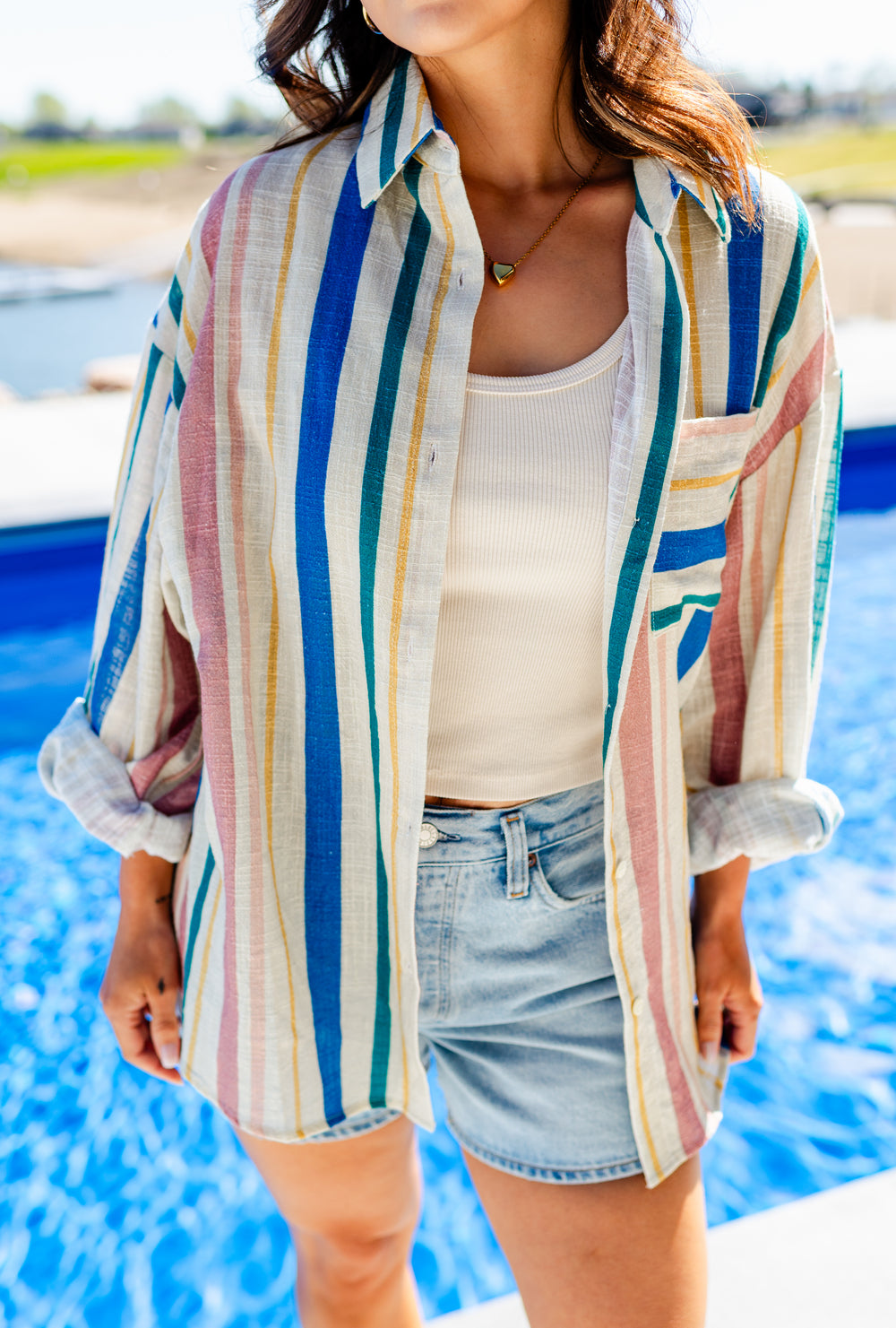 Sail Away Button Up