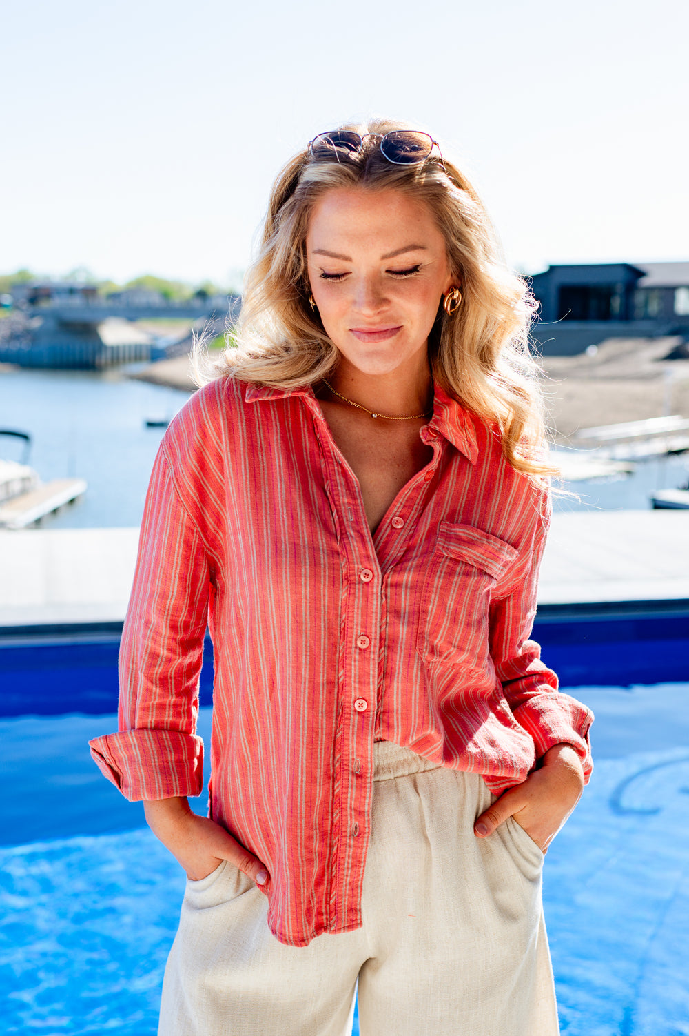 Striped Linen Laurel Shirt