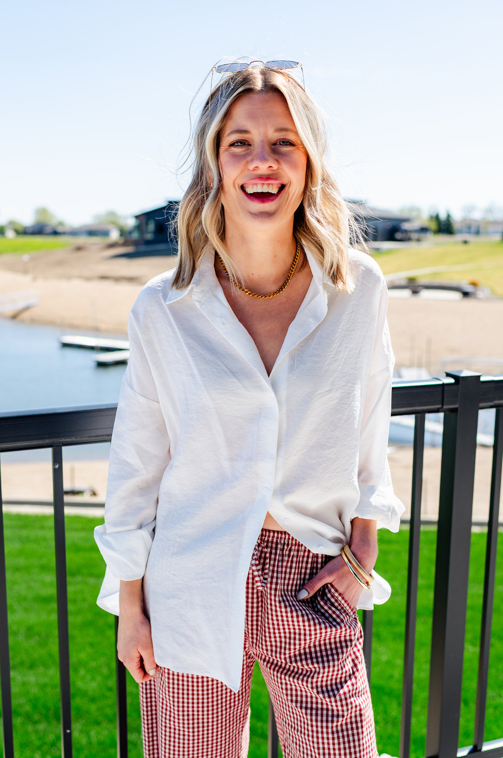 Coming To Town Button Up Shirt