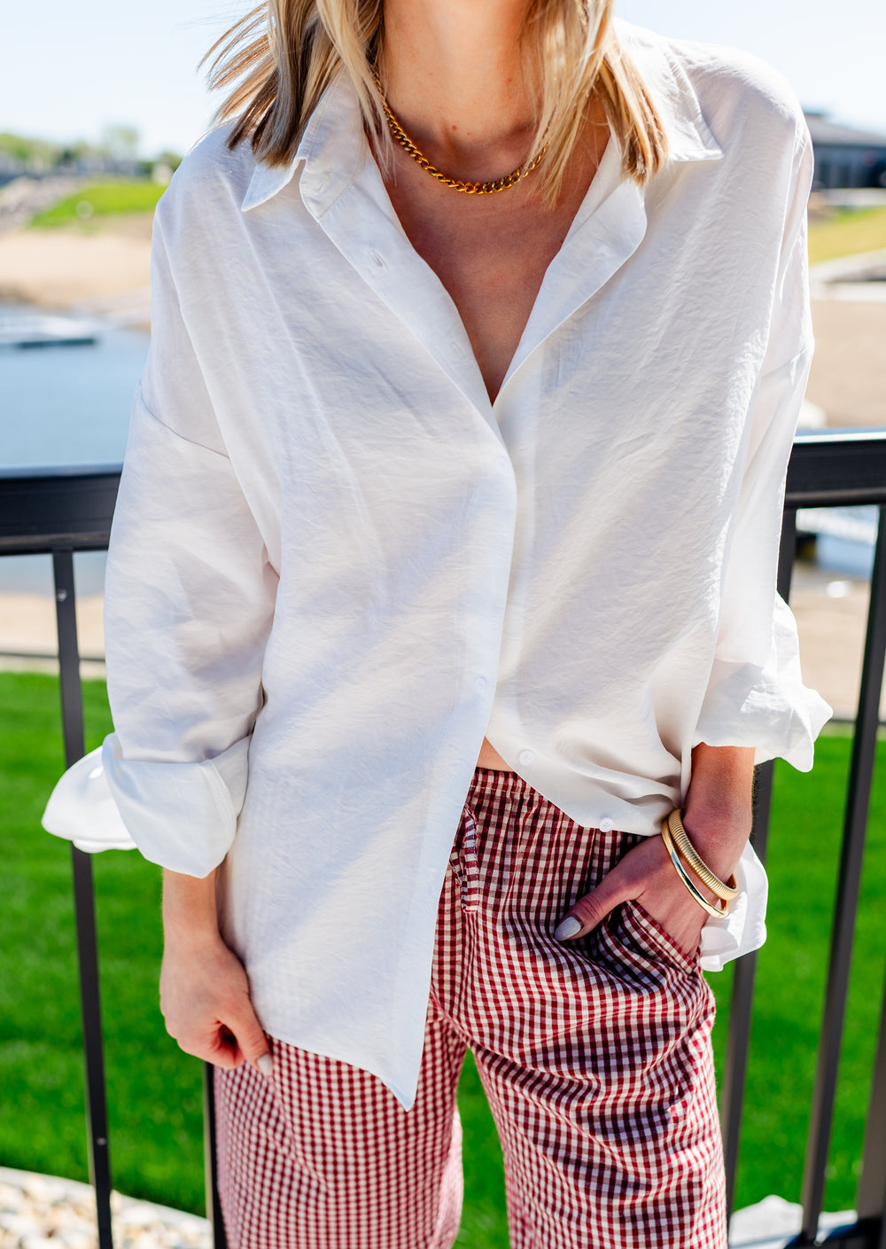 Coming To Town Button Up Shirt